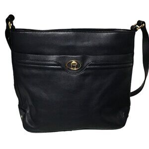 Genuine Etienne Aigner Est. 1949 Hand Bag - Genuine Cowhide Leather - Dark Blue